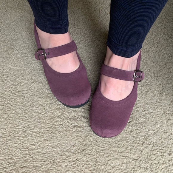 L.L. Bean Shoes - LL Bean purple suede maryjanes